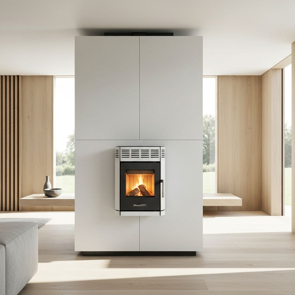 Dopo - Stufa a pellet Palazzetti design moderno