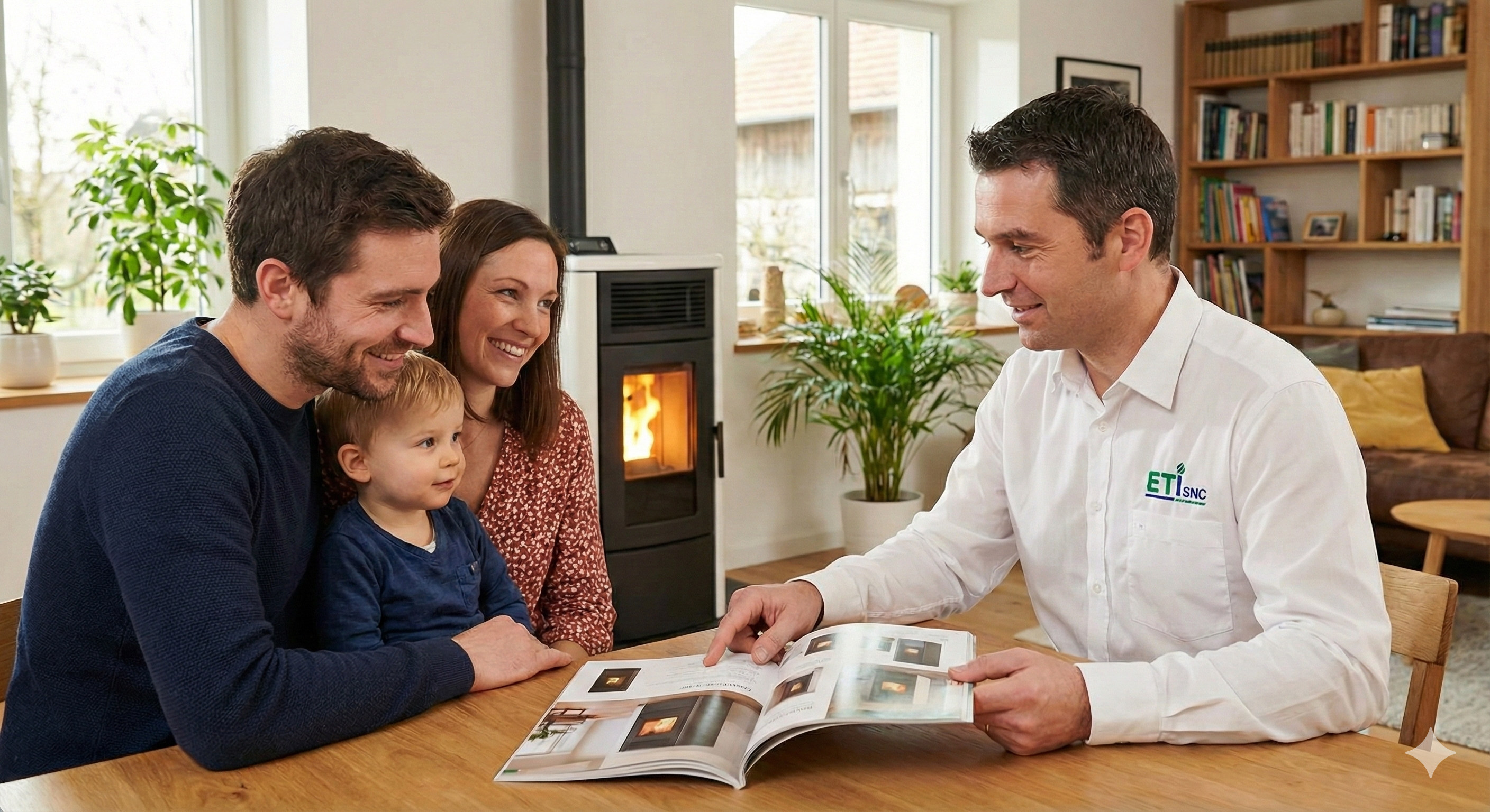Consulente ETI durante un sopralluogo e consulenza in casa