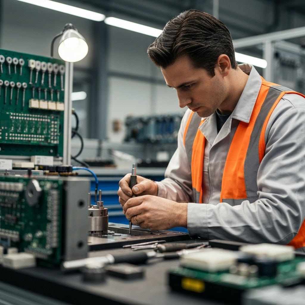 Tecnico ETI al lavoro su installazione stufa